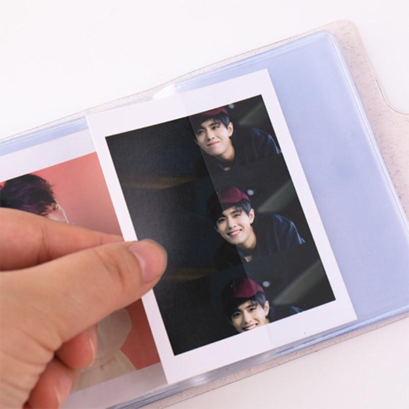 Album fotografico trasparente a 36 foto colore gelatina per pellicola Instax Mini 11 9 8 90 biglietti da visita album fotografico da 3 pollici raccoglitore portafoto
