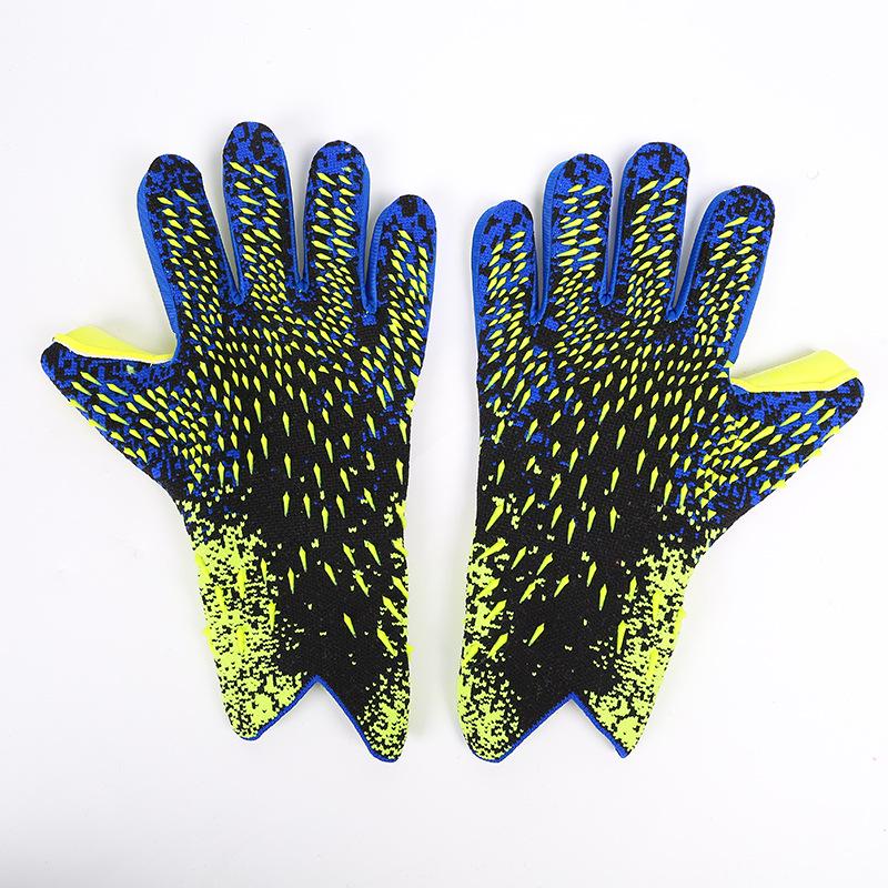 Professionelle Anti-Rutsch-Latex-Fußballtorwarthandschuhe für Erwachsene und Kinder mit Fingerschutz, Stoßdämpfung und verschleißfestem Trainingsdesign.