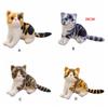 Plush Cat Lifelike Cat Plush Toy Stuffed Aniamls Simulation Cat Toy Stuffed Cat Doll  Home Decor