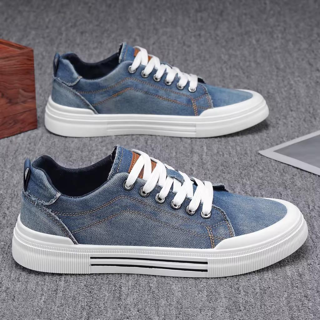 Men's Casual Sports Shoes Board Shoes Canvas Shoes Commuter Shoes Denim