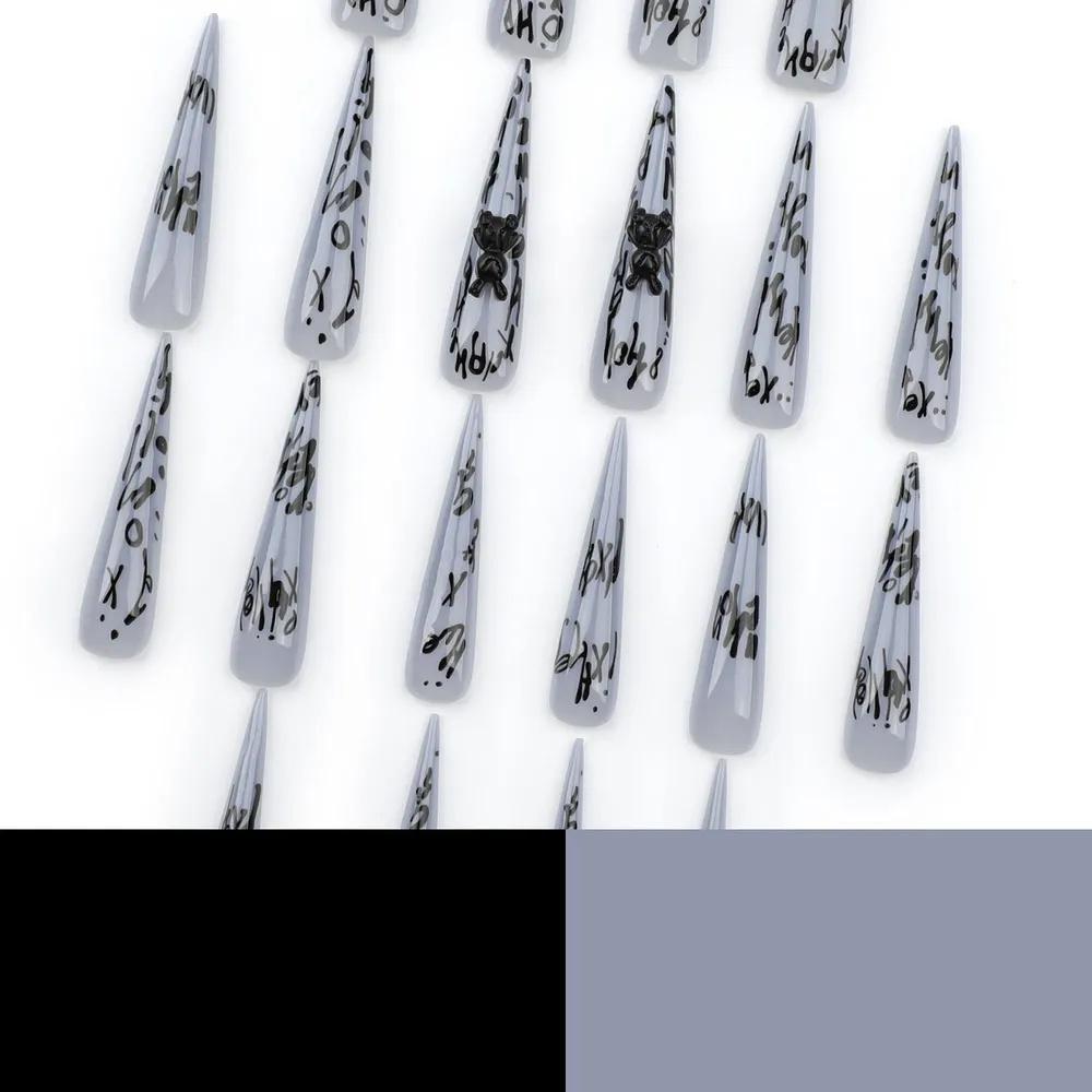 Brown Nail , Fashionable European And American , Wearable Nail Extensions, Ready-made And Detachable Nail .2ml