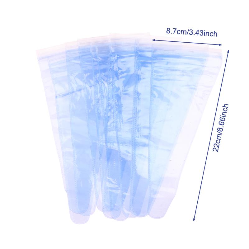 

10Pcs Hair Scissor Sleeves Pvc And Packaging Bag After Sharpening Disposable Scissors Bag Waterproof Tool Protection Bag A2