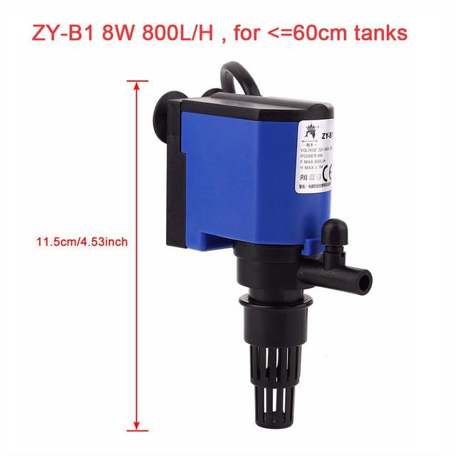 

Multi-function Aquarium Filter Pump 3in1 Filter Aquarium + Air Spray + Water Circulate System For Fish Tank Submersible Purifier AU Plug білий