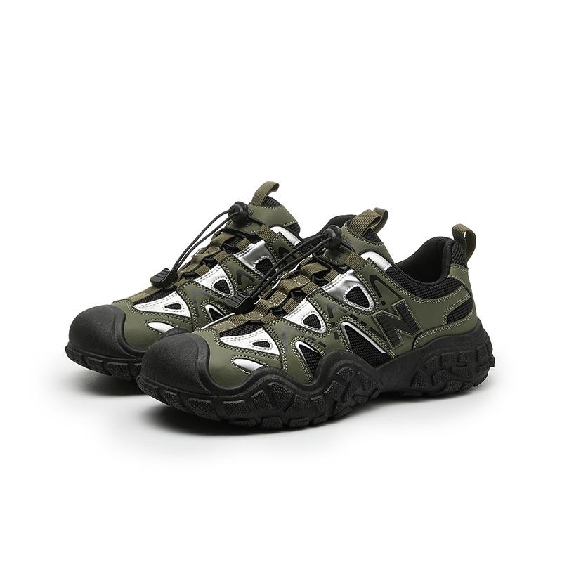 Spring and Autumn Cool Running Sports Trendy Shoes New Breathable Versatile Student Ugly Cute Shoes Height Increasing Casual Shoes Men