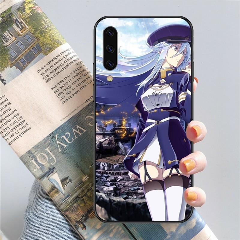 Roztomilý 86 Eighty Six Lena Kryt na telefon Pro Samsung Note 9 10 20 Plus Pro Ultra J6 J5 J7 J8 Měkký Černý Kryt na telefon