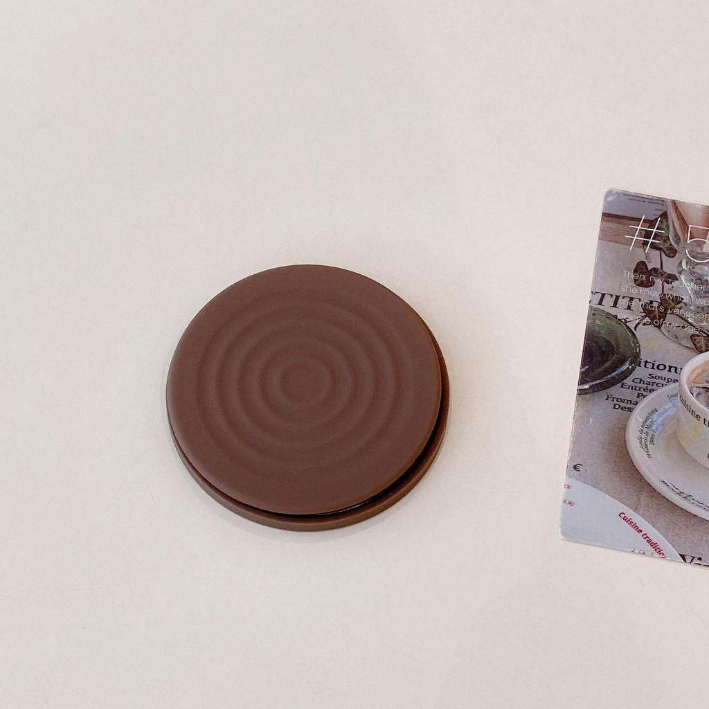 Water Ripple Silicone Phone Case with Magnetic Folding Stand