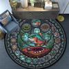 Adventure Mandala Round Area Rug Under Office Chairs Bedroom Living Room Home Decor