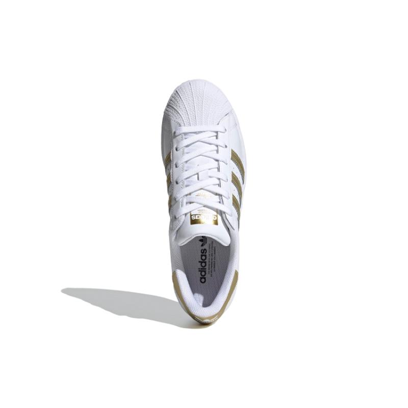Adidas Women's Superstar 'White Gold Metallic' Women's Sneakers FX7483
