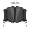 European and American Foreign Punk Style Retro Elastic Super Wide Waist Seal Women's Decorative Shirt Dress Coat Waist Belt Women