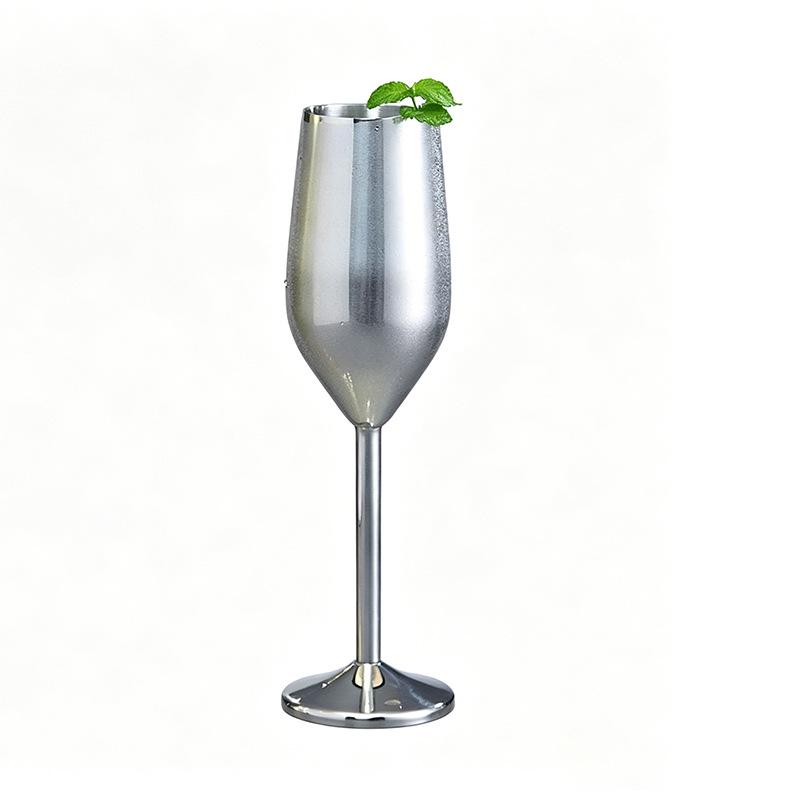 304 Stainless Steel Stemmed Wine and Cocktail Glass