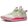 Li Ning Badfive 3 Comfortable Slip Resistant Mid Top Basketball Shoes Men's Cream White ABFT015-4