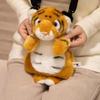 Soft Stuffed Animal Plush Bag Backpack Red Panda Leopard Tiger Koala Plushies Phone Coin Purse Bags Girl Gift Messenger Bag