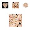 100 Scrabble Carreaux Lettre En Bois Noir Artisanat Alphabet Jeux De Jeu Société