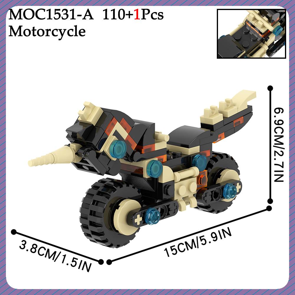 MOC Spiel Figuren Brickheadz Link Steine Motorrad Fahrzeug Kompatible Bausteine Spielzeug Für Kinder Erwachsene Freunde Geschenk Medol