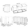 Transparent Lipstick Cosmetic Makeup Makeup Brush Tool Storage Box Case Makeup Brush Holder Table Organizer Makeup Tool