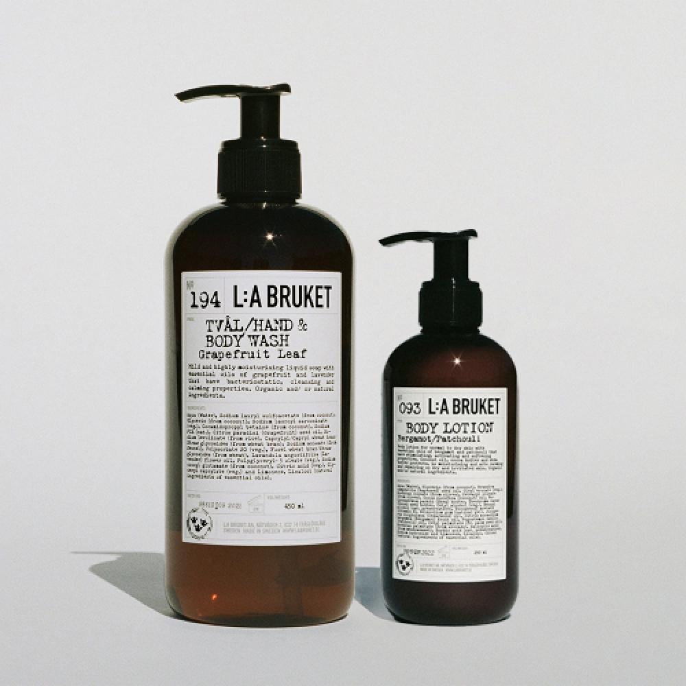La Bruk Body Lotion 240ml + Hand   Body Wash 450ml Set Choose 1 Grapefruit leaf lotion+wash