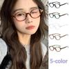 Korean Retro Oval Leopard Anti Radiation Eyeglasses For Women Men Fashion Blue Light Glasses