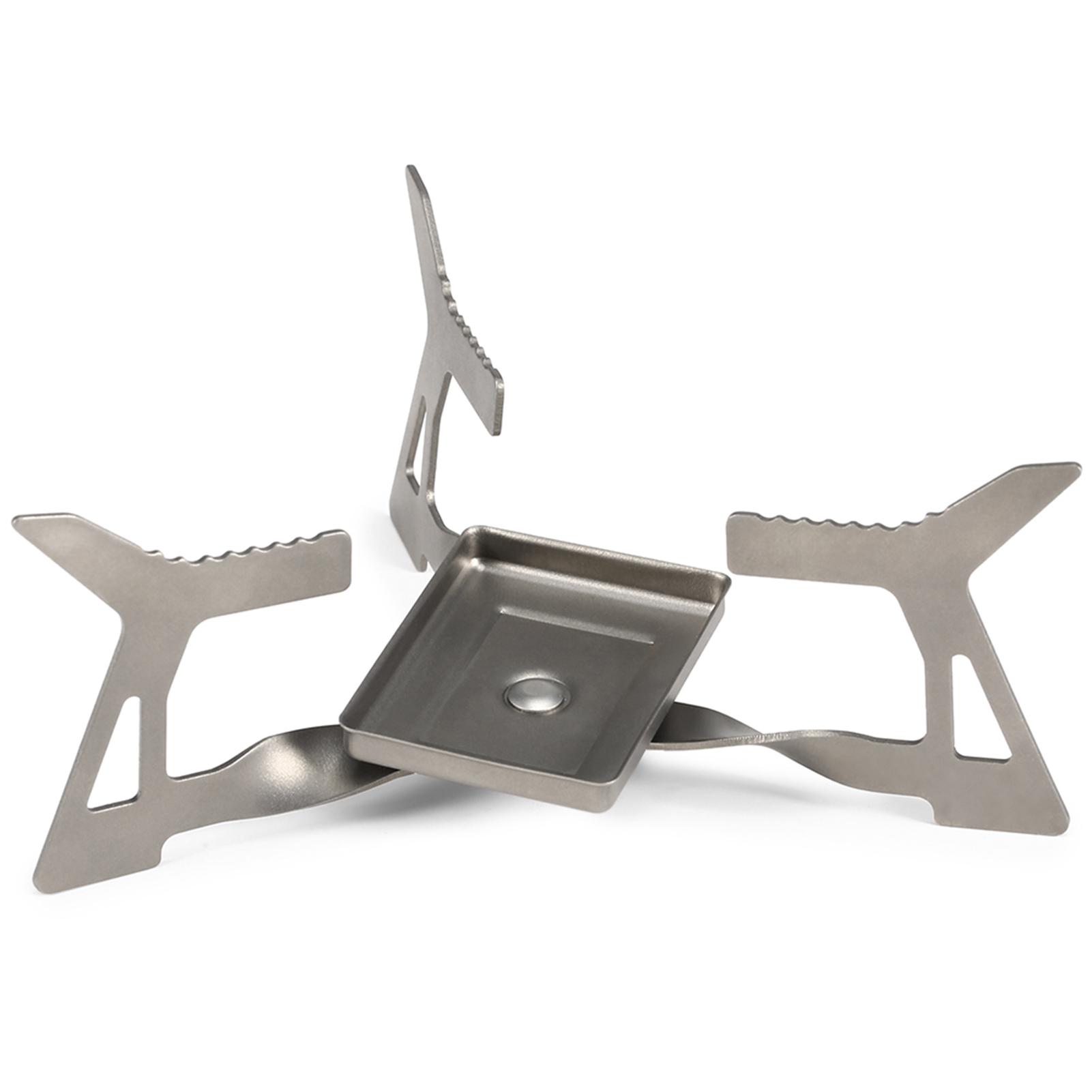 

Lixada Folding Camping Solidified Alcohol Stove 14g