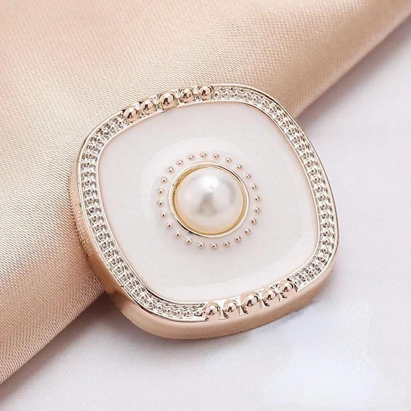 10Pcs Pretty Shank Buttons 21/25Mm Large Beautiful Pattern Buttons Coat Windbreaker Clothing Accessories