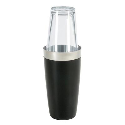Shaker - Boston - Completo - Aço inoxidável - Proteção contra o frio - Preto