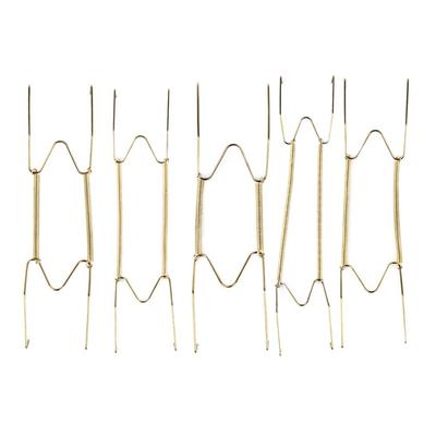 Niewidoczny Haczyk Dekoracja Domu 8" do 16" Wieszak na Talerze Ekspozycyjne Ścienny Typ W Uchwyt Sprężynowy do Talerzy