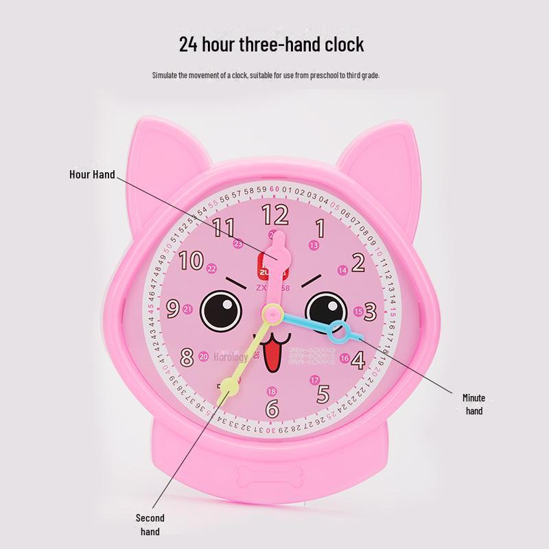 Children's Cognitive Time Learning Clock - Educational Puzzle & Teaching Aid for Students