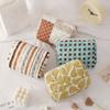 Cute Polyester Cotton Makeup Bag Large Capacity Portable Toiletry Bag Multipurpose Cosmetic Bag Girls
