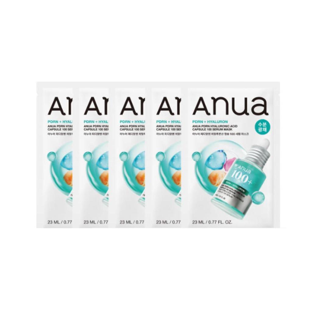 Anua PDRN Hyaluronic Capsule 100 Serum Mask Hydrating Soothing Facial Sheet Mask 23ml