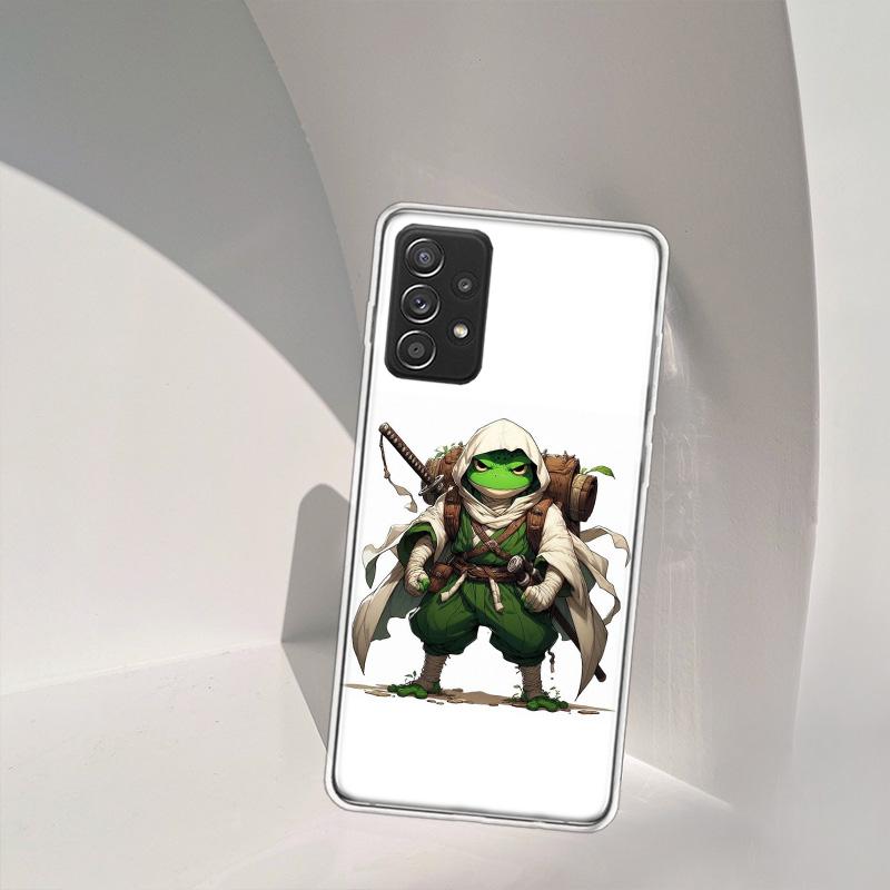 Cute Mouse Axolotl Frog Wizard Phone Case for Samsung A54 A57 A37 A17 A14 A15 A12 A24 A34 A55 A35 A25 A52S A07 A05S A04S A22 A32