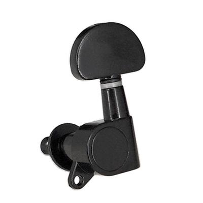 6pcs (3L3R) Clavijas de Guitarra Cerradas Afinadores de Cuerda Clavijeros Botones Llaves de Afinación para Guitarra Folk Acústica Eléctrica