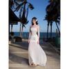 Seaside Vacation Beach Dress Pure Desire Style Spice Girl Fashion One Word Shoulder Tube Top Slim Hip Skirt Backless Dress Summer