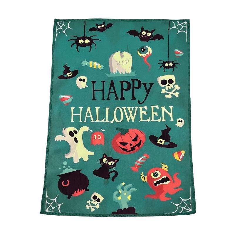 Microfiber Christmas Towel Printing Halloween Towel Kitchen Hand Towel To Print