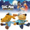 Adorable Dog Man Plush Toy Soft And Cozy Animal Figurine For Collectors And Kids