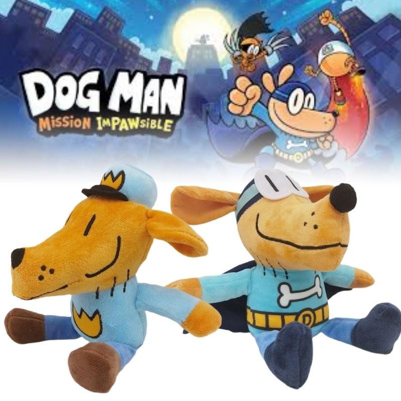 Adorable Dog Man Plush Toy Soft And Cozy Animal Figurine For Collectors And Kids