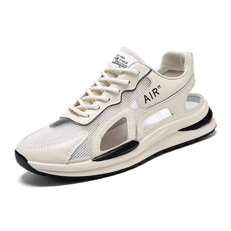 

Мужские летние кроссовки, роскошные повседневные спортивные теннисные туфли для мужчин, тенденции 2024 года, удобные сетчатые кроссовки для активного отдыха, походные туфли для босиком 44 бежевый