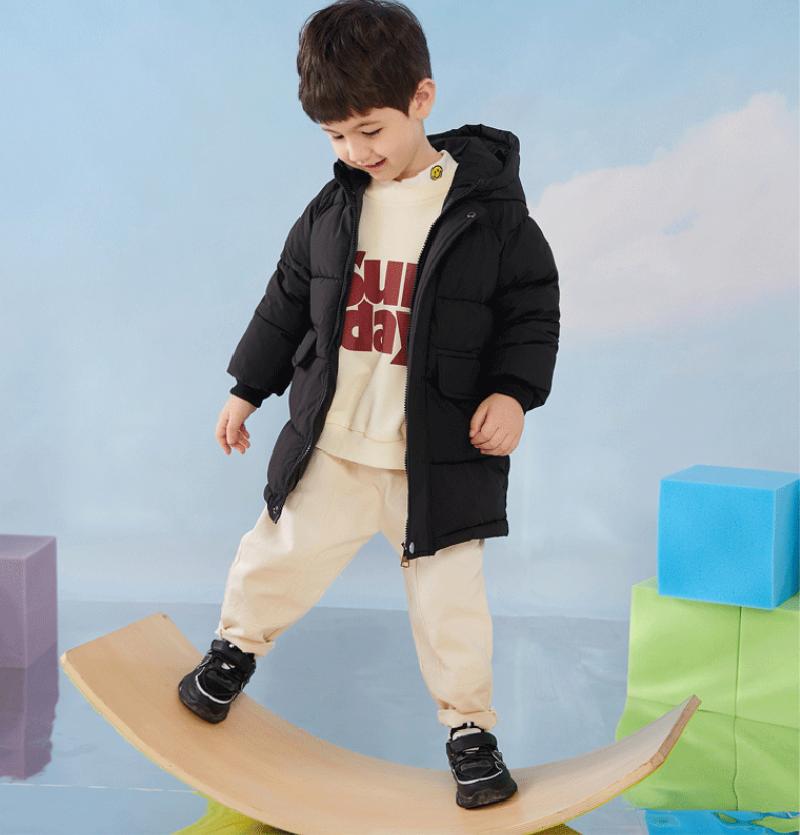 Boys Down Jackets Outerwear Autumn Winter Clothes Kids Girls Cotton-Padded Parka Jackets Children Thick Warm Cotton Coats