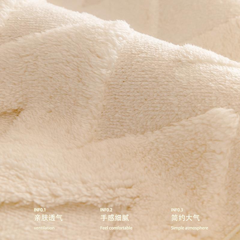 Solid Plush Sofa Cover Winter Thickened Sofa Cushion Cream Style Anti Slip Dust Multi-color Optional Comfortable Towel Cloth