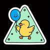 Duck Vibes Only Stickers Durable for Laptop, Car, Luggage, Skateboard & More - Perfect for Teens, Adults, Creative Decor & Gifting