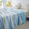 Air Condition Thin Blanket Summer Quilt Cover Cool Summer Cotton Quilt King Size Lace Free Shipping Down Blue Bedding Set Washed