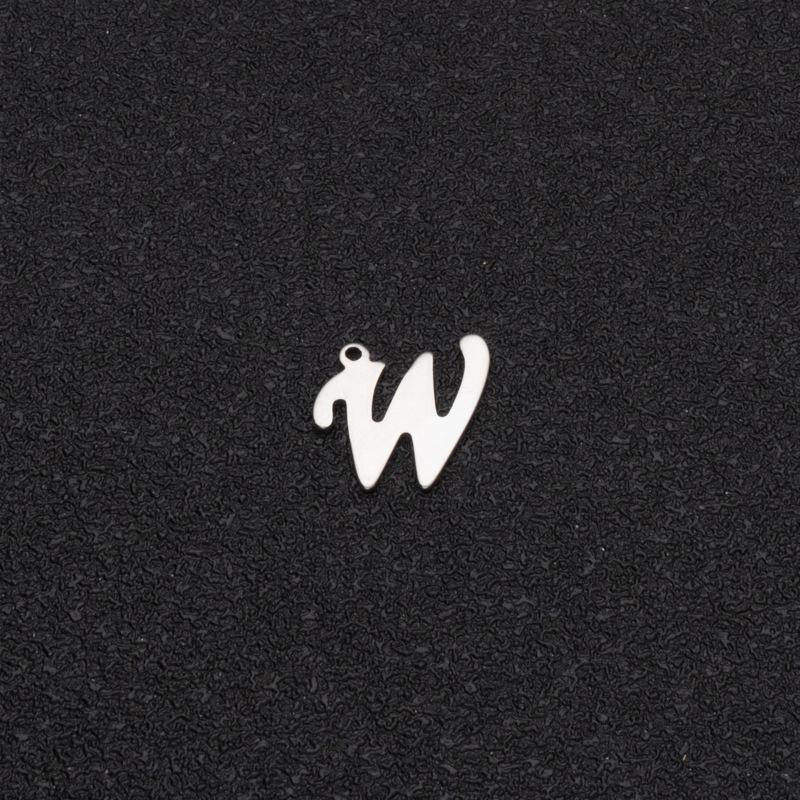 Custom Stainless Steel A-Z Letter Charms - Fade-Resistant DIY Pendants