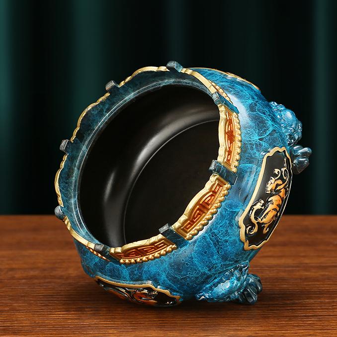 All Copper Nine Turn Qiankun Ding Set Up A Wealth Attracting Incense Burner Living Room Sandalwood and Agarwood Plate