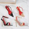 12cm Nuevos Zapatos de Salón Metálicos para Mujer con Tacón Fino de Aguja y Punta Fina, Calzado Poco Profundo de Talla Grande Para Espectáculo en Escenario Cosplay Sesión de Fotos WZ-A13-80
