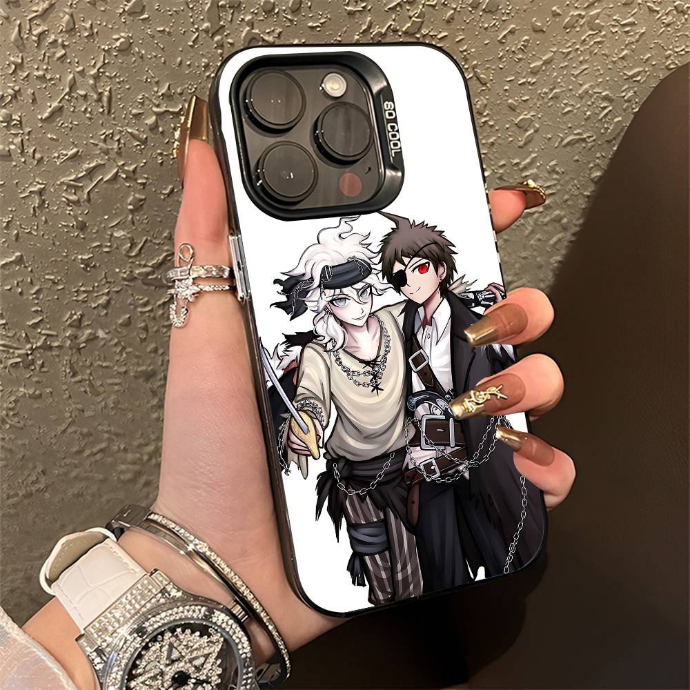 Nagito Hajime Komahina Phone Case For iPhone 15,16,12,14,13,17,11,E,Pro,Max,Plus,Air,Mini Black TPU Cover