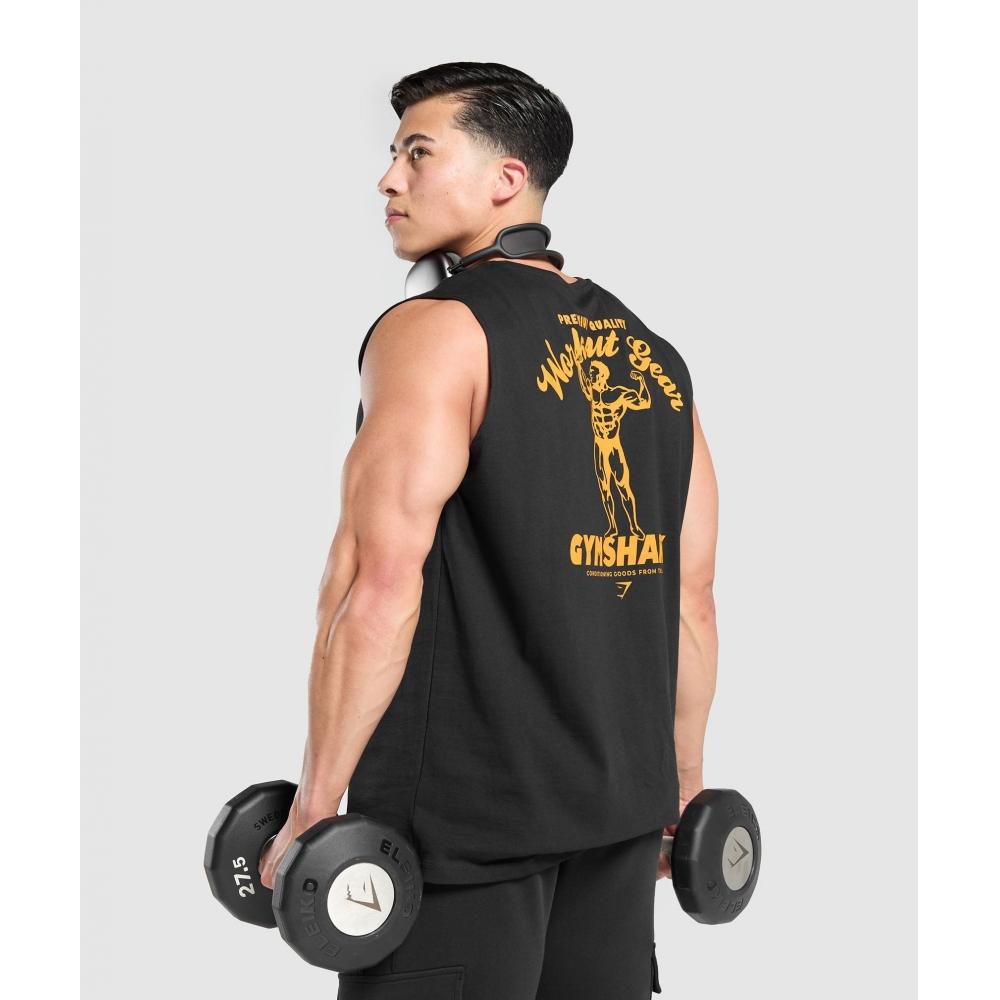 Gymshark Workout Gear Tank Black A5a5e Bb2j