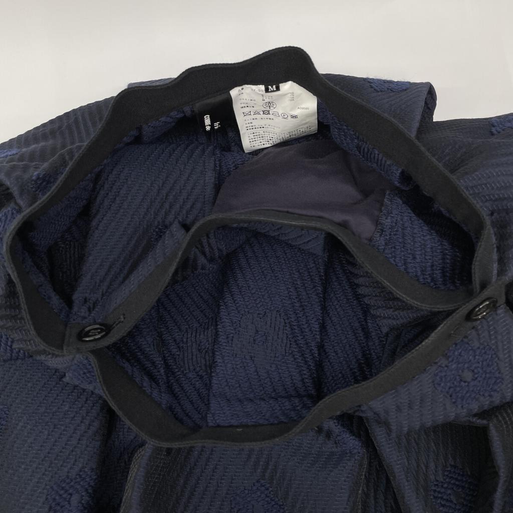 tricotCOMMEdesGARCONS TF-S013 2020 Navy Floral Embroidered Modified Skirt Skirt M NavyUsed