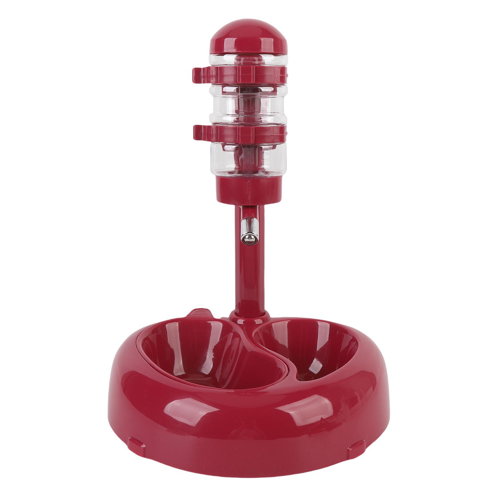 Pet Standing Water Dispenser Feeder Height Heart Shaped Dog Standing Dispenser Bowl Kit