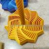 3D Optical Illusion Folding Toy: Polygon Carrot Tower Spiral