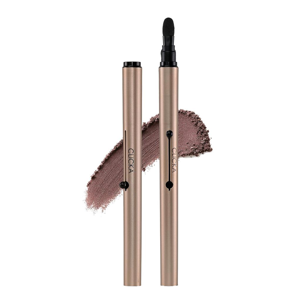 CLICKA Retractable Makeup Premium Synthetic Bristle Sponge Brush Brush, [LM602]