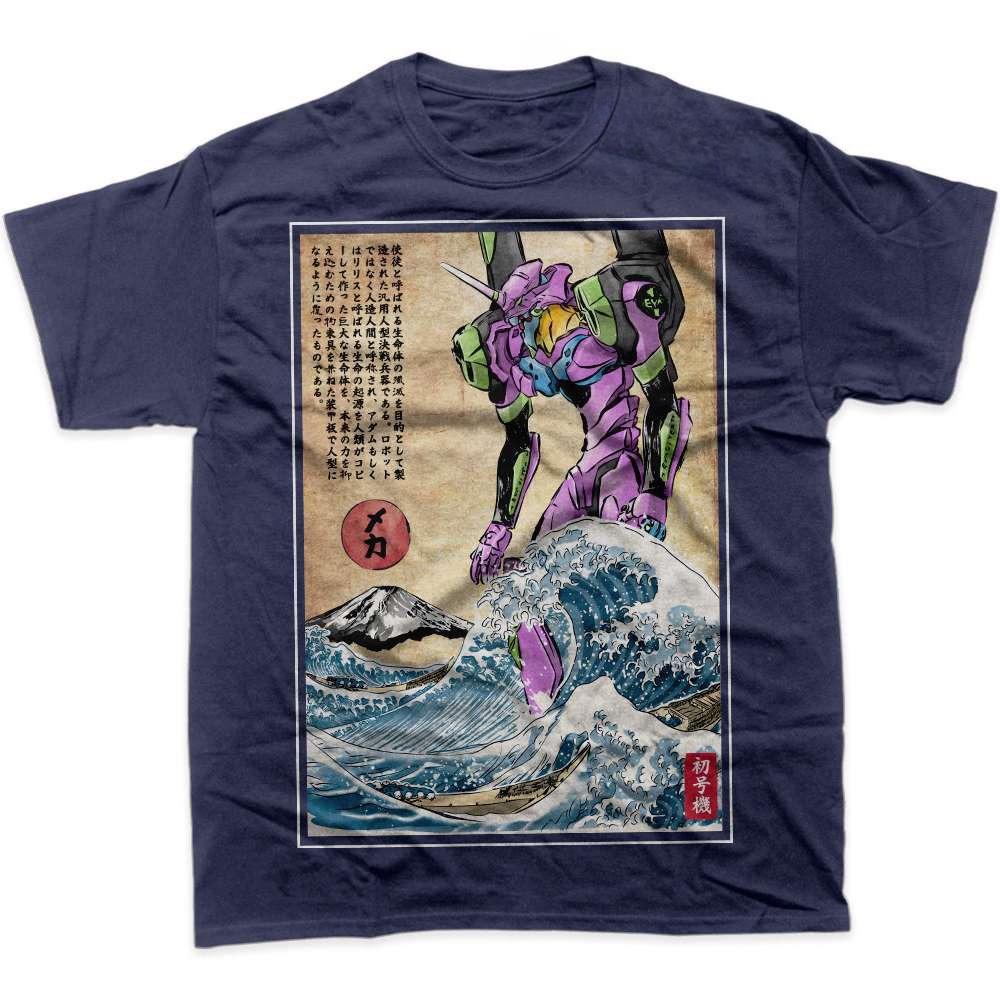 

Neon Genesis Evangelion Graphic TShirt EVA02 Unisexs 2026 New Summer Fashion Street Casual Y2K Top Streetwear Clothing 4XL