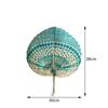 Bamboo Straw Woven Fans Natural Hand Fan Home Decor Rattan Fan  Bedroom